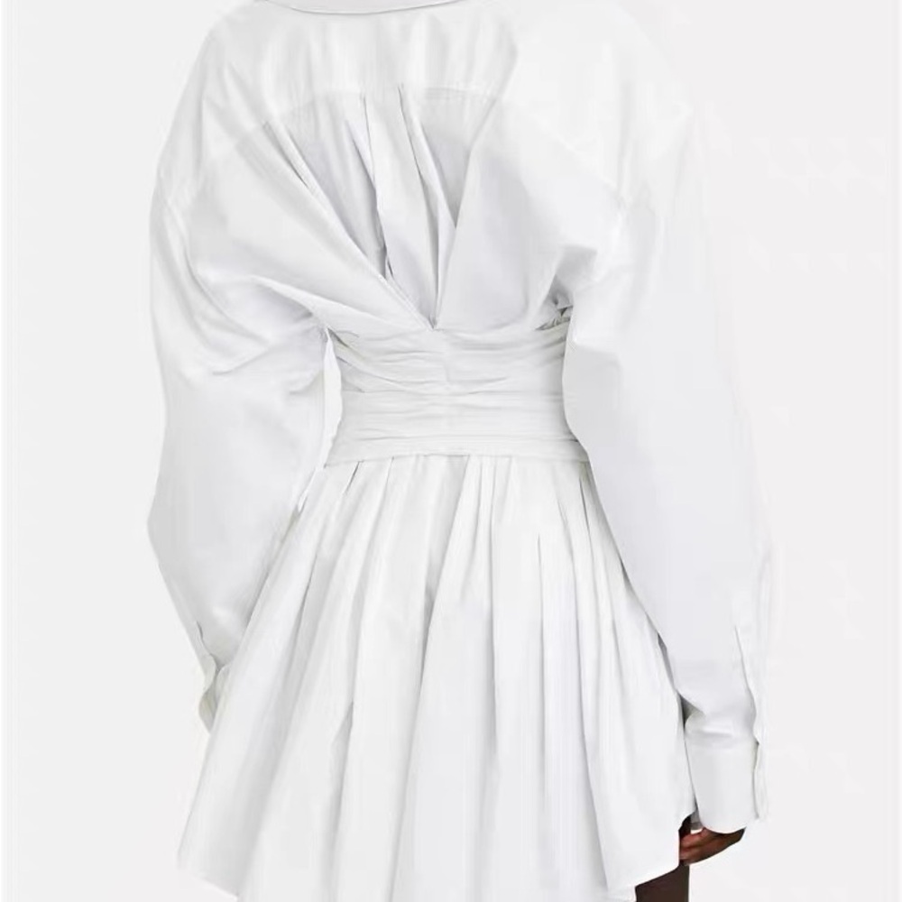 White Button-Up Shirt - Picture 2 of 4